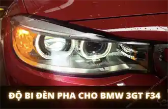 Độ đèn bi LED tăng sáng BRT cho BMW 3 Series GT F34