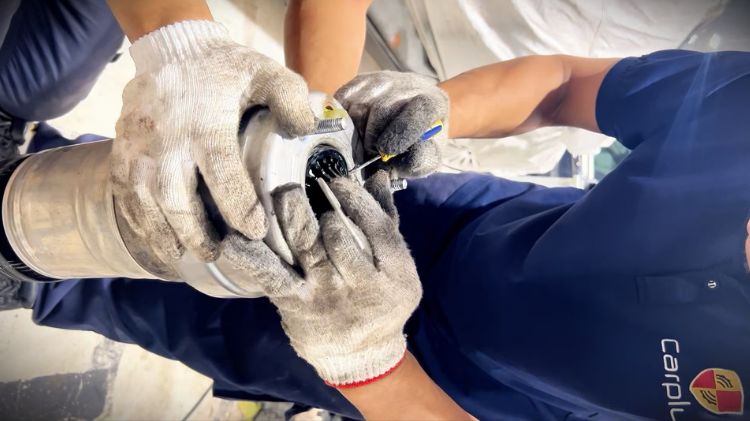 Xử lý lỗi xẹp bầu hơi giảm xóc Mercedes GLC300 tiết kiệm hơn 40 triệu đồng