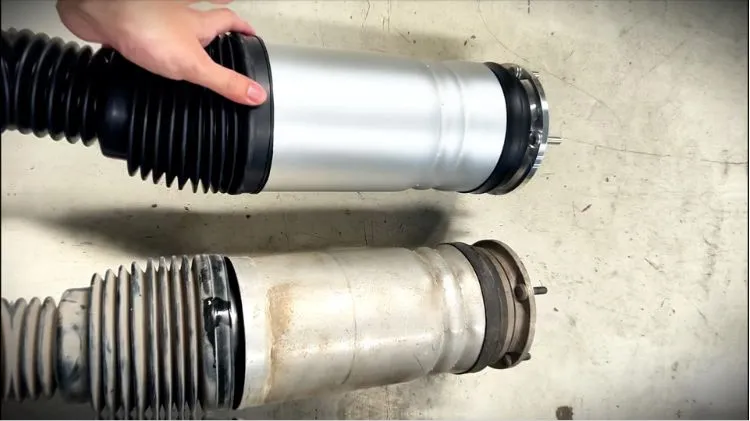 Xe bị sập gầm, xệ gầm vì lỗi xẹp bầu hơi giảm xóc: Cách xử lý tối ưu chi phí