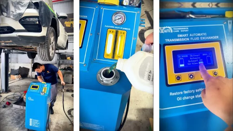 Thay dầu số bằng máy tuần hoàn hay xả đáy – cái nào tốt hơn?